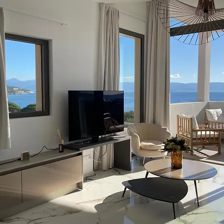 De Luxe Type 4 Eden Sanguinaires Vue Avec Piscine Chauffee * أجاكسيو