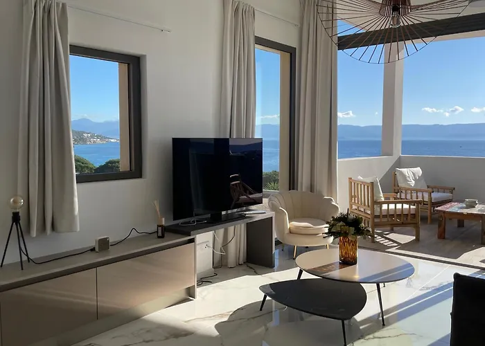 De Luxe Type 4 Eden Sanguinaires Vue Avec Piscine Chauffee * Ajaccio (Corsica)